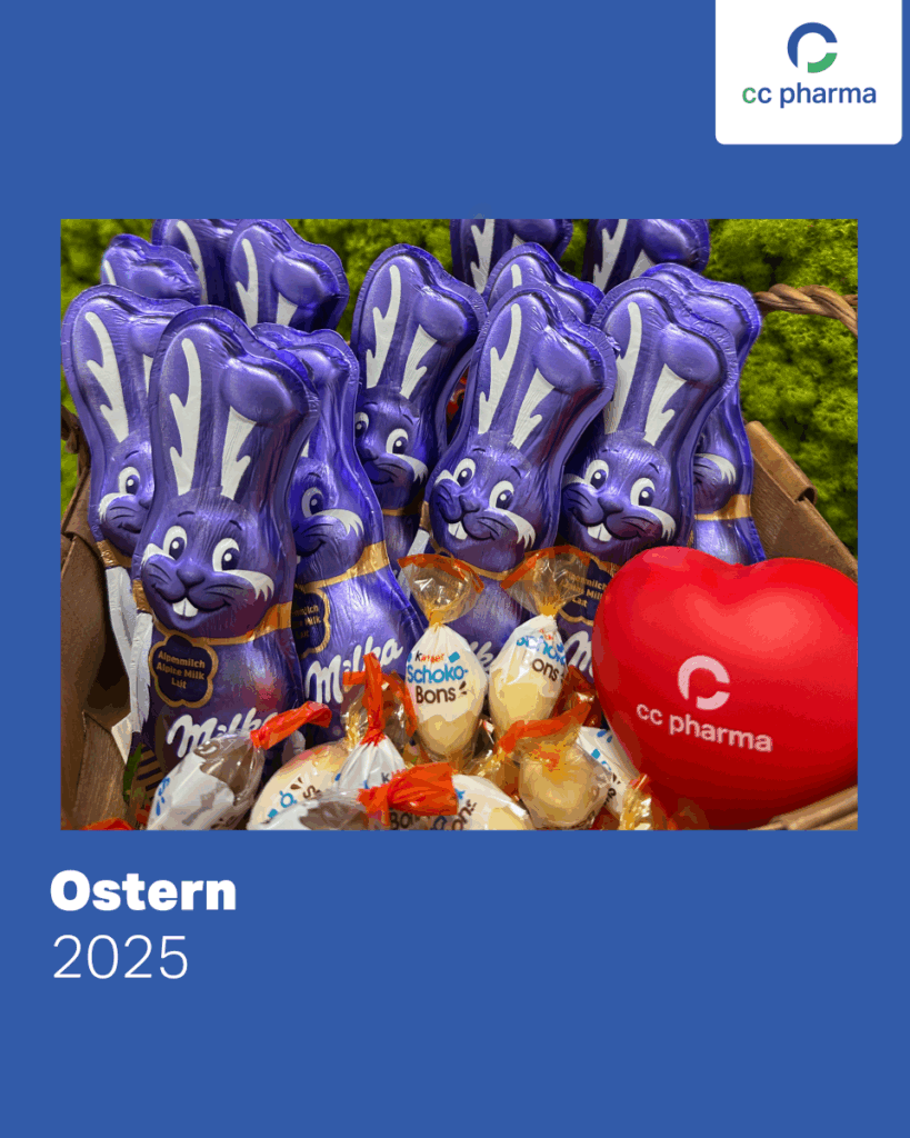 Frohe Ostern von CC Pharma! 🎶🐰