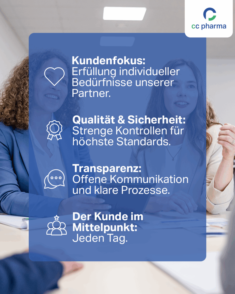 Was bedeutet CC Pharma? Entdecke unser Versprechen!